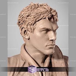 Chris Redfield Resident Evil Portrait Bust 297mm STL Files
