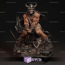 Conan the Barbarian Axe Pose STL Files