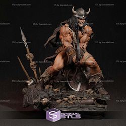 Conan the Barbarian Axe Pose STL Files