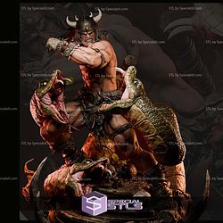 Conan the Barbarian Three Headed Monster STL Files