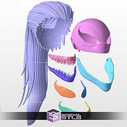 Cosplay STL Files Agony Symbiote Female Venom