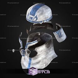 Cosplay STL Files Animated Cold Assault Trooper Helmet