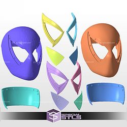 Cosplay STL Files Anti Venom Spider Man 2 PS5 Helmet