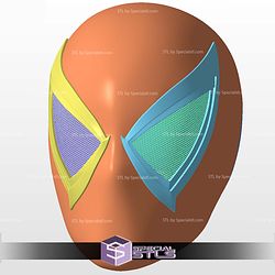 Cosplay STL Files Anti Venom Spider Man 2 PS5 Helmet