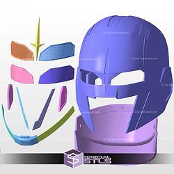 Cosplay STL Files Captain Super Nova Corp Soldier Helmet