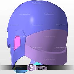 Cosplay STL Files Captain Super Nova Corp Soldier Helmet