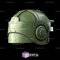 Cosplay STL Files Combat Armor Helmet Fallout