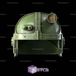 Cosplay STL Files Combat Armor Helmet Fallout