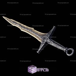 Cosplay STL Files Dragonbone Sword