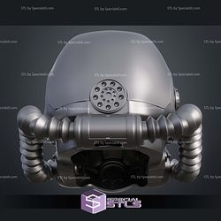 Cosplay STL Files Fallout T60 Helmet Live Action