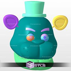 Cosplay STL Files Freddy Fazbear Helmet Five Nights at Freddy