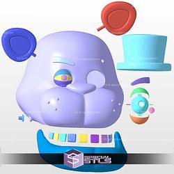 Cosplay STL Files Freddy Fazbear Helmet Five Nights at Freddy