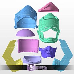 Cosplay STL Files Galactus Fantastic Four Helmet