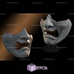 Cosplay STL Files Ghost of Yotei Mask and Display