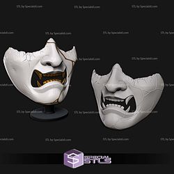 Cosplay STL Files Ghost of Yotei Mask and Display