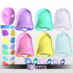 Cosplay STL Files Gwen Stacy Shell and Hood Across the Spider Verse