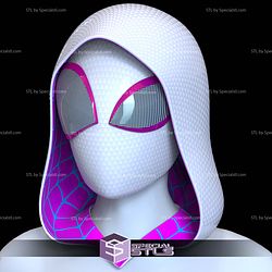Cosplay STL Files Gwen Stacy Shell and Hood Across the Spider Verse