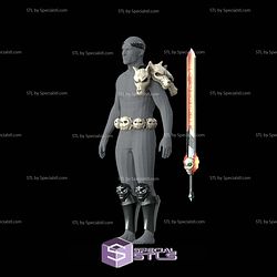 Cosplay STL Files Hades Zagreus Armor and Weapon