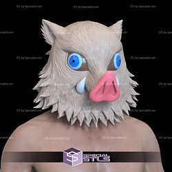 Cosplay STL Files Inosuke Boar Helmet