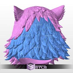 Cosplay STL Files Inosuke Boar Helmet