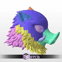 Cosplay STL Files Inosuke Boar Helmet