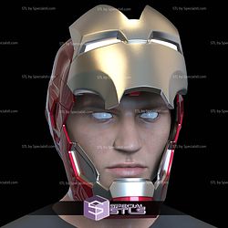 Cosplay STL Files Iron Patriot 2024 Helmet