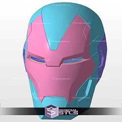 Cosplay STL Files Iron Patriot 2024 Helmet