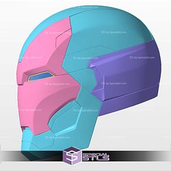 Cosplay STL Files Iron Patriot 2024 Helmet