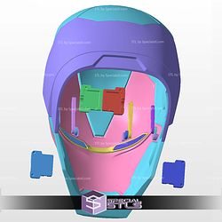 Cosplay STL Files Iron Patriot 2024 Helmet