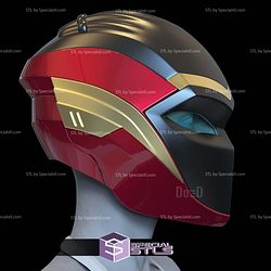 Cosplay STL Files IronHeart Helmet Black Panther