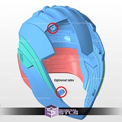 Cosplay STL Files IronHeart Helmet Black Panther