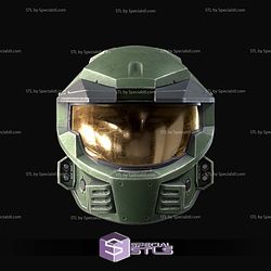 Cosplay STL Files Mark 5 Campaign Evolved Halo Helmet