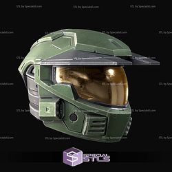 Cosplay STL Files Mark 5 Campaign Evolved Halo Helmet