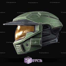 Cosplay STL Files Mark 5 Campaign Evolved Halo Helmet