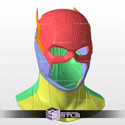 Cosplay STL Files The Flash 2023 Helmet with Neck