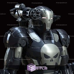Cosplay STL Files The Punisher War Machine Armor Suit