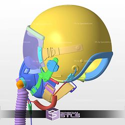 Cosplay STL Files Top Gun Maverick 2022 Tom Cruise Helmet