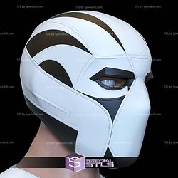 Cosplay STL Files White Tiger Helmet Daredevil Born Again