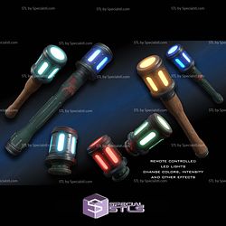 Cosplay STL Files WW2 Grav Charges Light Up