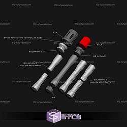 Cosplay STL Files WW2 Grav Charges Light Up