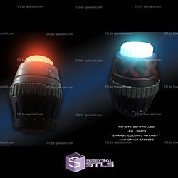 Cosplay STL Files WW2 Grav Charges Light Up