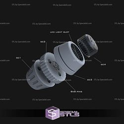 Cosplay STL Files WW2 Grav Charges Light Up