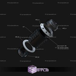 Cosplay STL Files WW2 Grav Charges Light Up