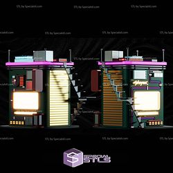 Cyberpunk Booth STL Files