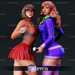 Daphne and Velma Detective STL Files