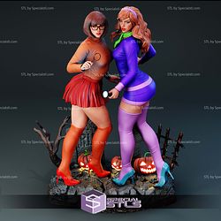 Daphne and Velma Detective STL Files