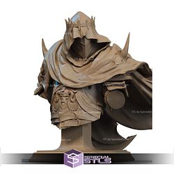 Dareios the Knight Bust STL Files