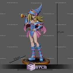 Dark Magician Girl Stand Pose 215mm STL Files