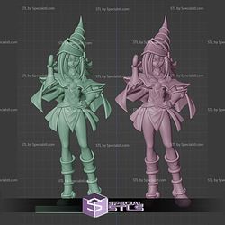Dark Magician Girl Stand Pose 215mm STL Files