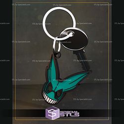 Deku Mask Keychain STL Files
